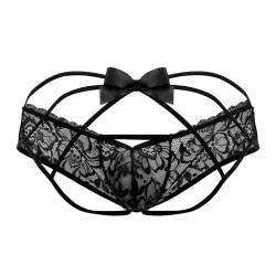 CandyMan Jockstrap Noeud FRIGG Noir